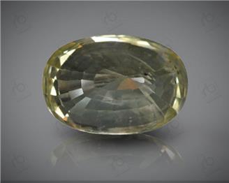 Yellow Sapphire Unheated & Untreated Natural Certified 7.14  CTS.  (  63856  DIN  )